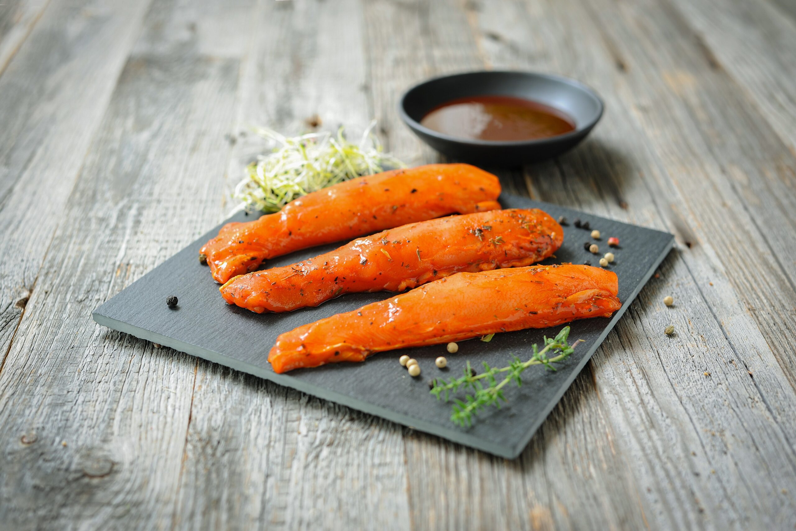 Filets de lapin marinés